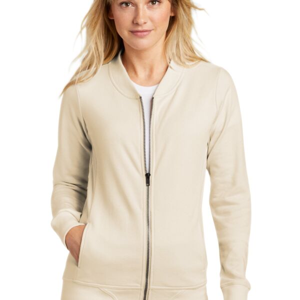Ladies Lightweight French Terry Bomber Thumbnail